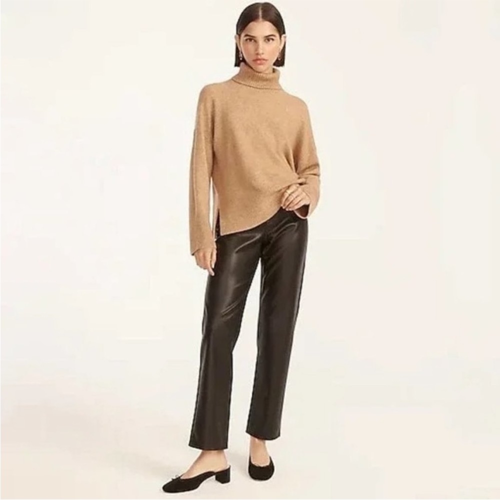 J Crew Wool Blend Turtleneck Sweater